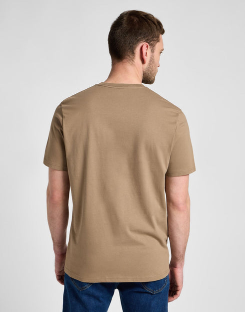 Lee Men's Big Logo T-Shirt In Pebble